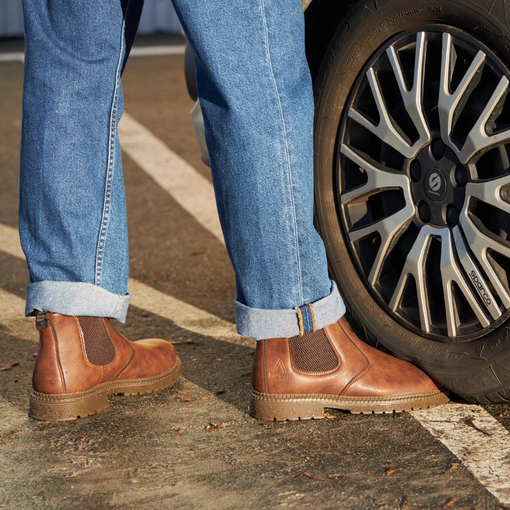 Botas de seguridad ortopédicas de cuero para hombre - Matthias