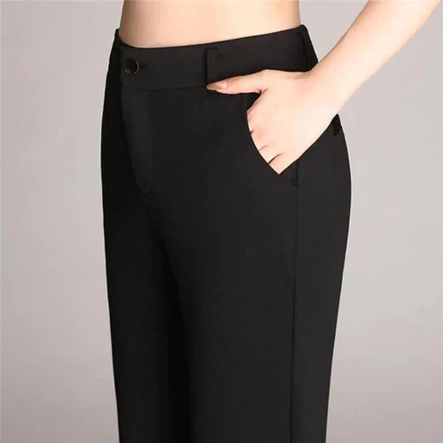 Slim-Fit High-Waist Pants – Mila