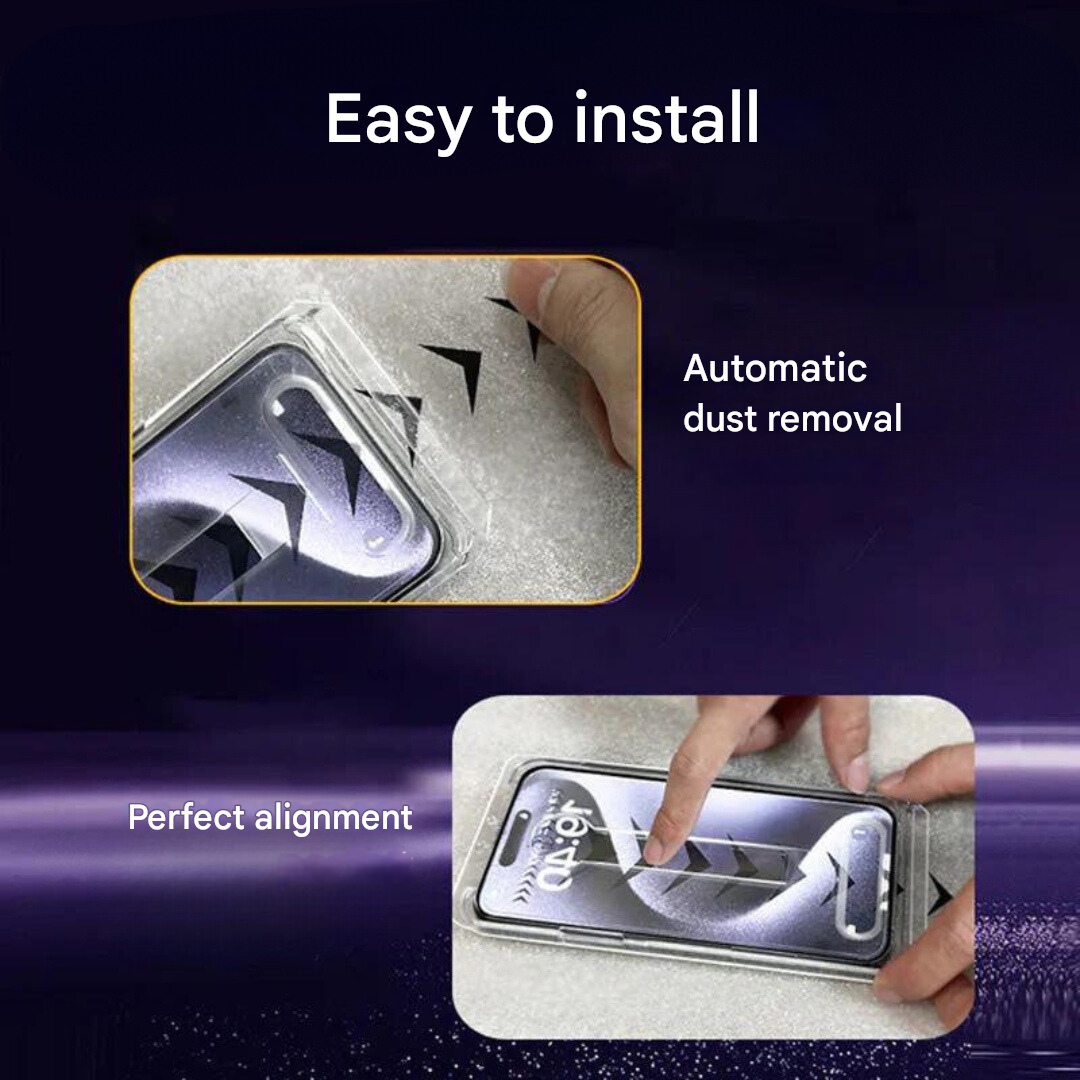 Protector de pantalla 3 en 1 para iPhone - iShield Protección de privacidad