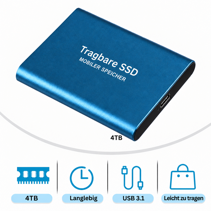 Rugged 30TB External SSD – Ultra-Fast, Reliable Storage 12