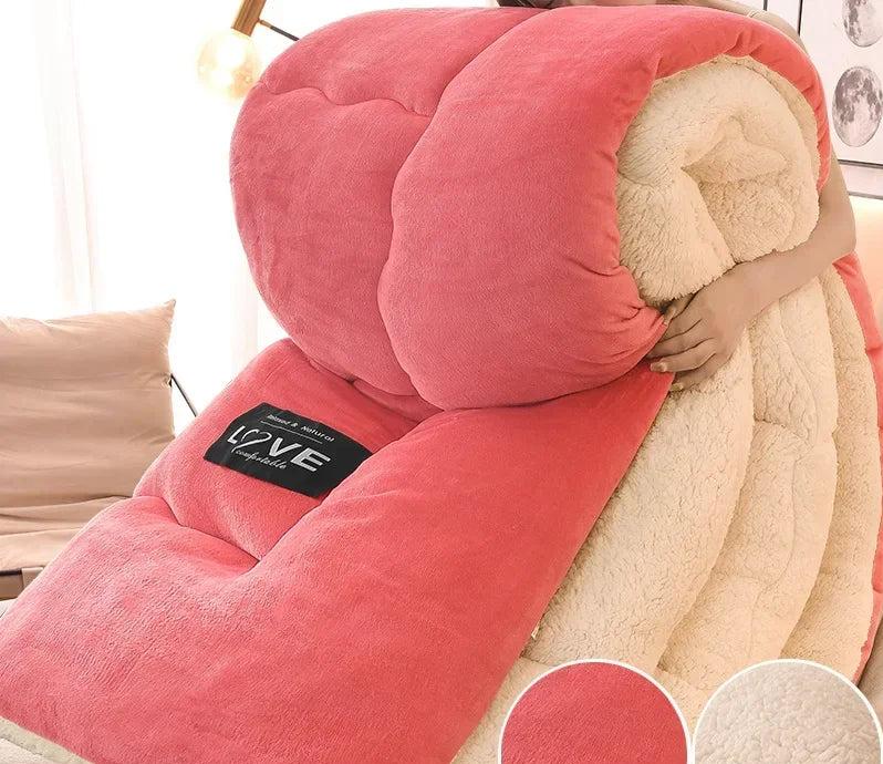 Luxury Winter Blanket with Double Flannel Fleece – FrostGuard