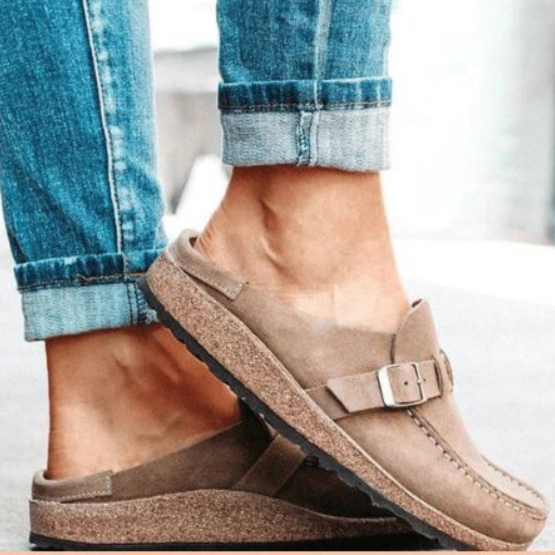 Bæredygtige komfort-clogs i retrostil – Noelia