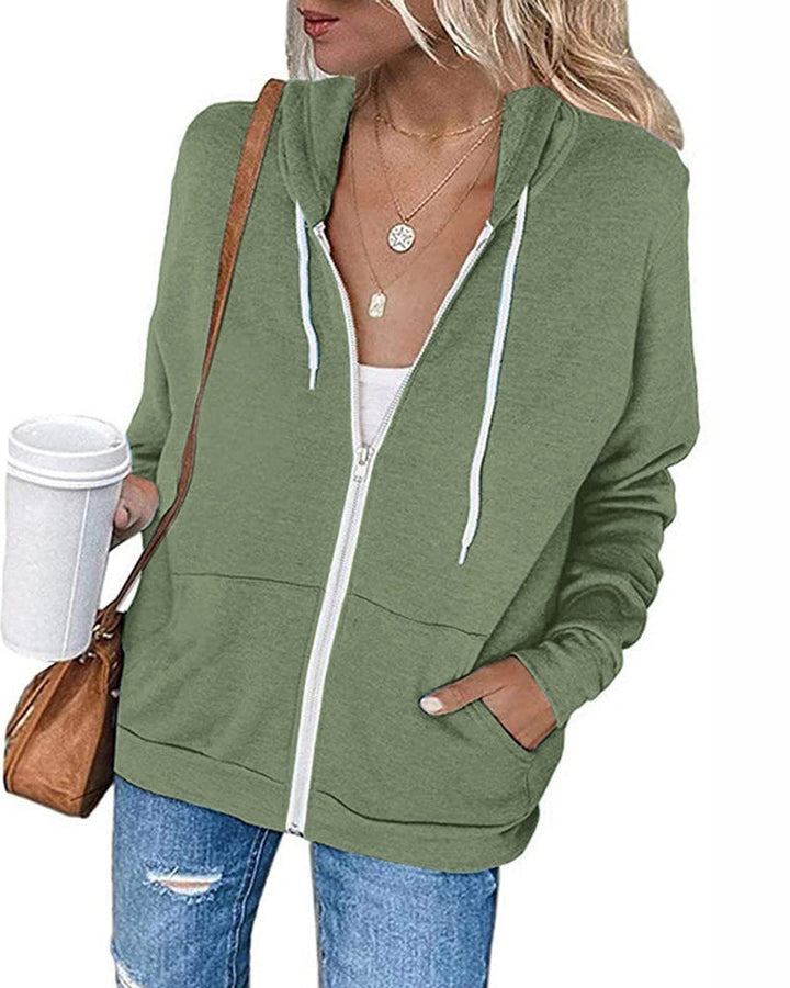 Solid Color Women's Vest with Pockets - Emma