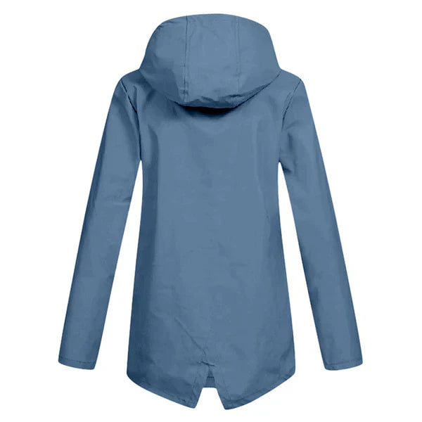 Trendige Damen Regenjacke mit Kapuze - Liora