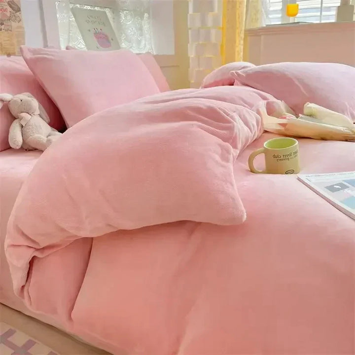 Tykkere flanell-fleece sengetrekk - CozyCover