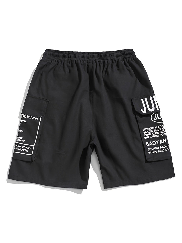 Sommer Shorts Herren mit Letter-Print Streetstyle Look - Milan
