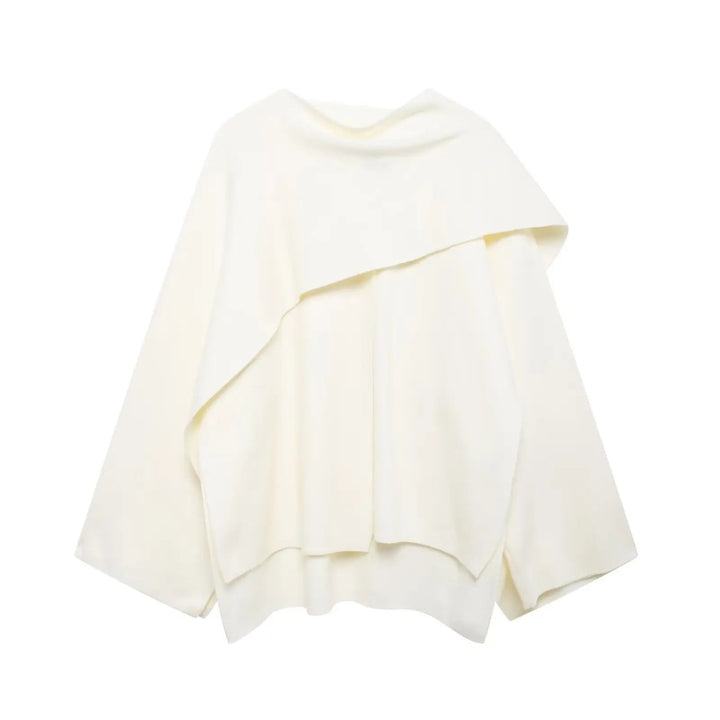 Stylish Women's Winter Poncho – Ella