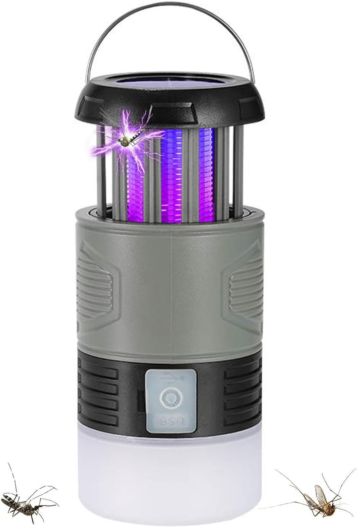 Solcelledrevet fluefelle med UV-lampe – Zynora