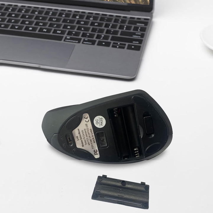 Rechargeable ergonomic vertical wireless mouse – Elvion