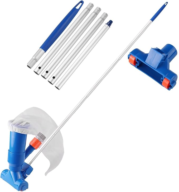 Manual Pool Vacuum Cleaner – AquaSweep