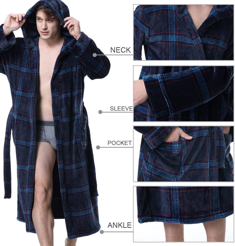 Luxury Men's Bathrobe with Hood - Lars