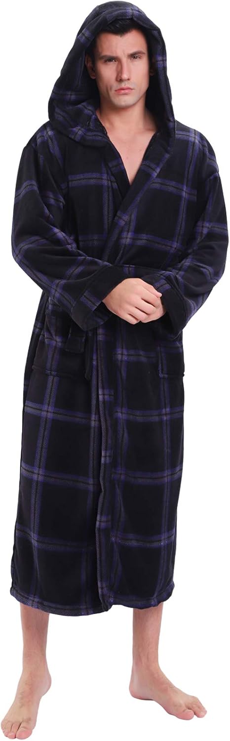 Luxury Men's Bathrobe with Hood - Lars