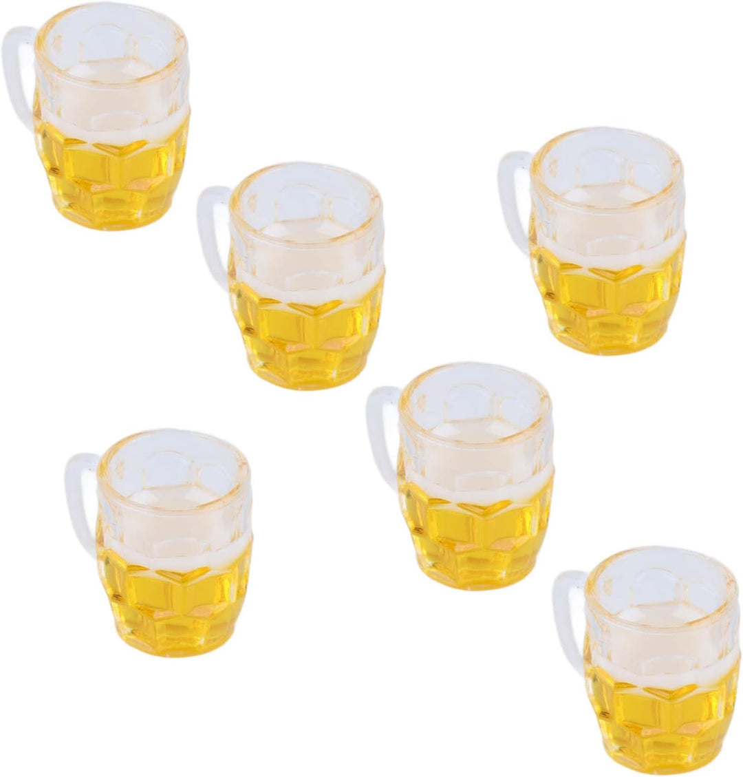 Mini-ølkrus (sæt med 12, harpiks) – DekoProst Oktoberfest 2026