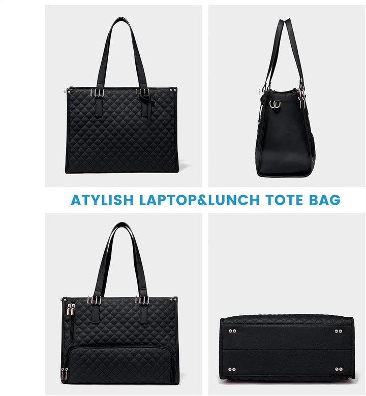 2-in-1 Insulated Lunch & Laptop Bag for Work & Travel