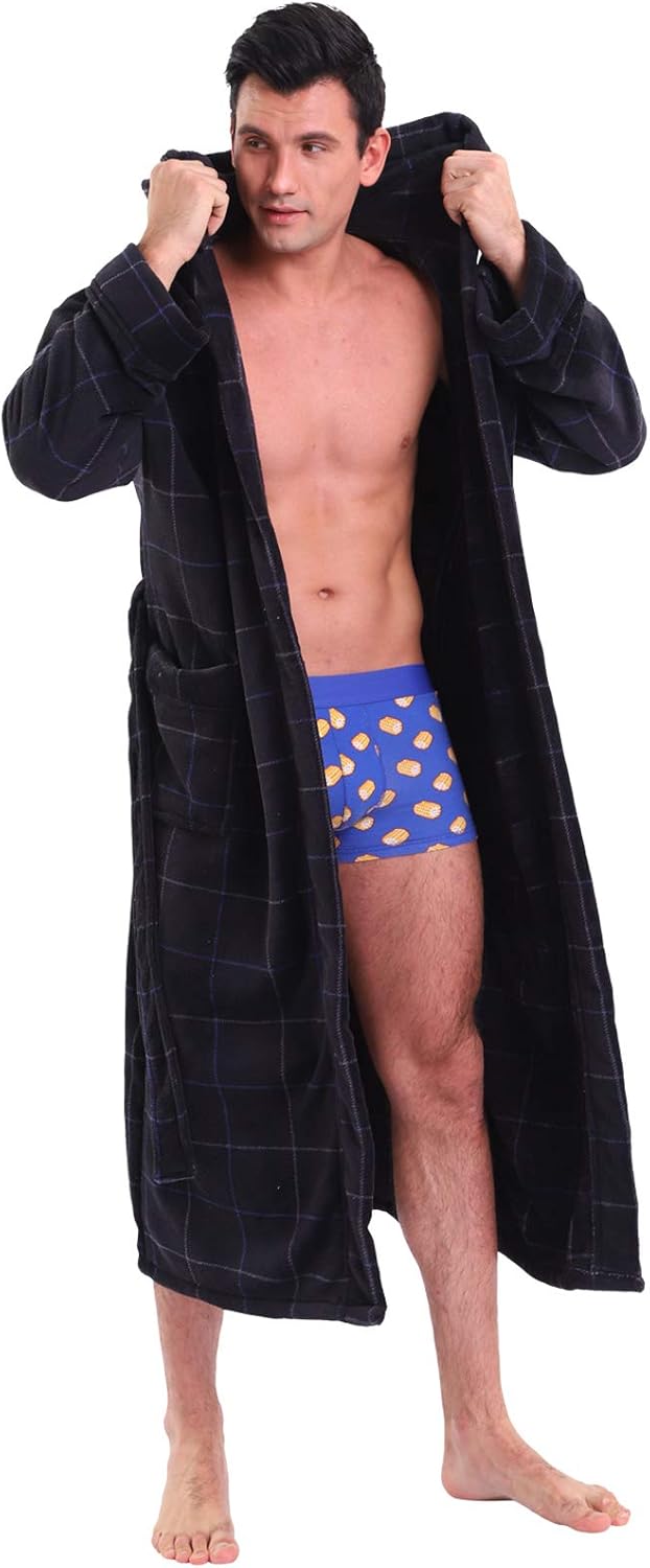 Luxury Men's Bathrobe with Hood - Lars