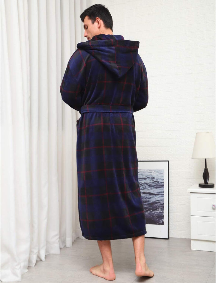 Luxury Men's Bathrobe with Hood - Lars