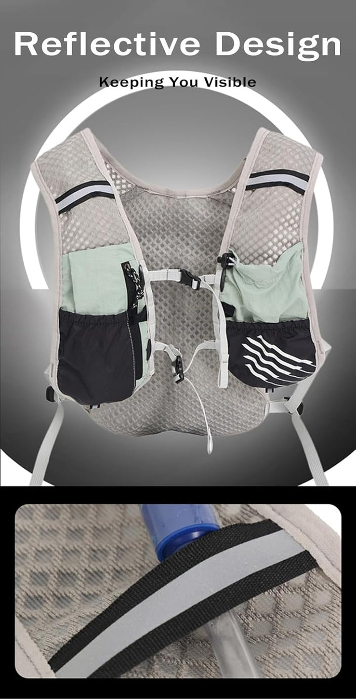 Ultralight Hydration Running Vest with 2L Water Bladder – Dravien