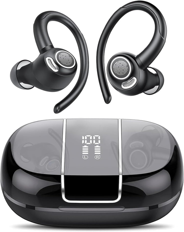 Wireless Bluetooth 5.3 Sports Earbuds with Noise Reduction and 48 Hours Playback – Zeyora