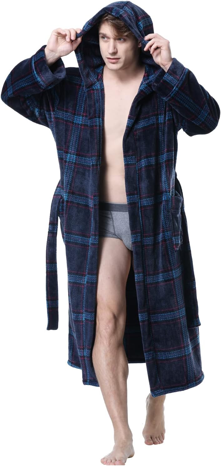 Luxury Men's Bathrobe with Hood - Lars