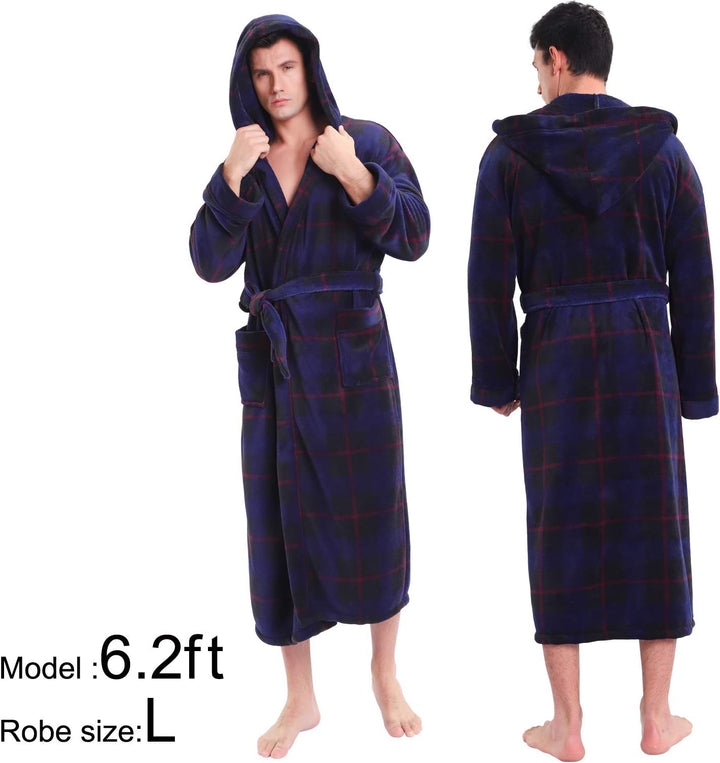 Luxury Men's Bathrobe with Hood - Lars