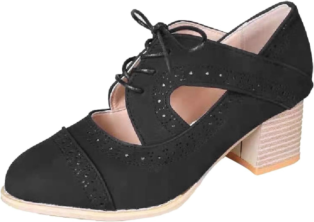 Suede-Look Dirndl Lace-Up Pumps – Katharina Oktoberfest 2026