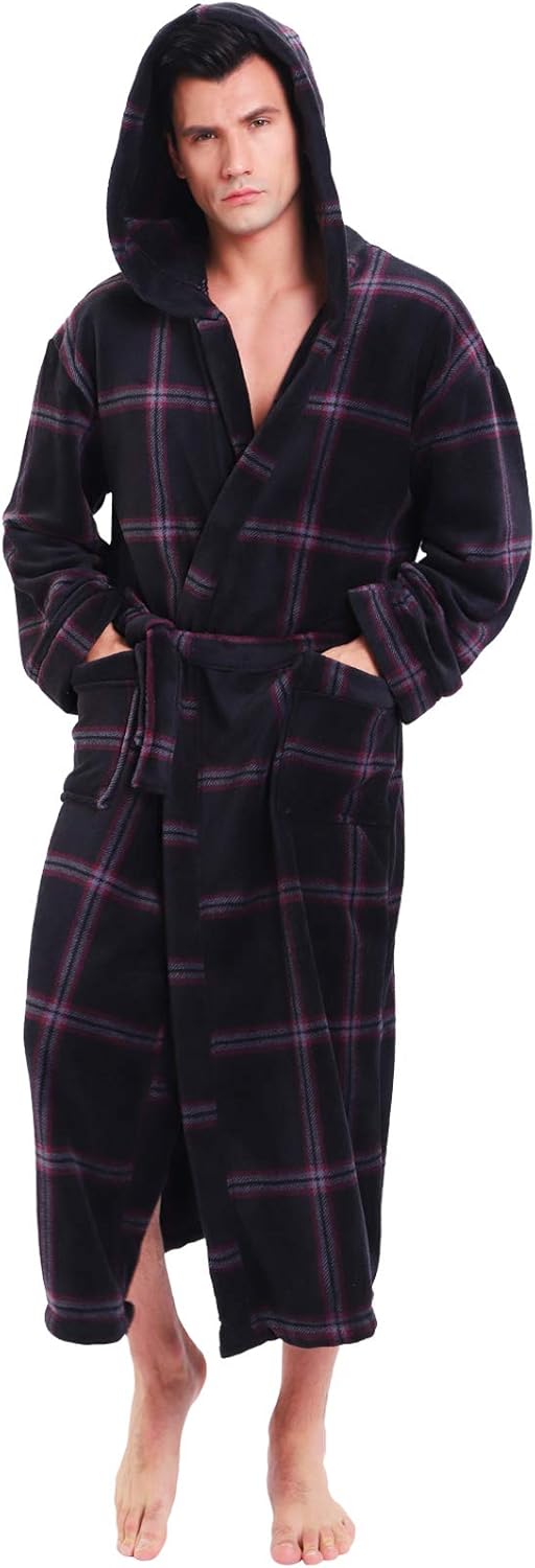 Luxury Men's Bathrobe with Hood - Lars