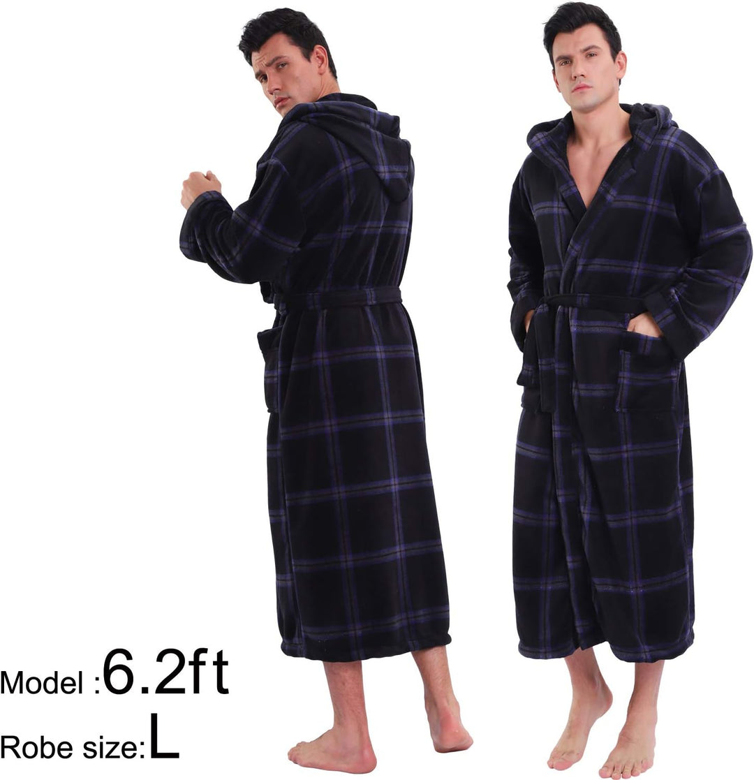 Luxury Men's Bathrobe with Hood - Lars
