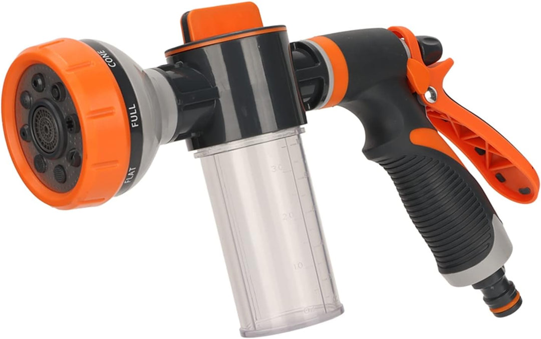 Garden Irrigation Foam Spray Device 8 Modes High-Pressure Hand Shower