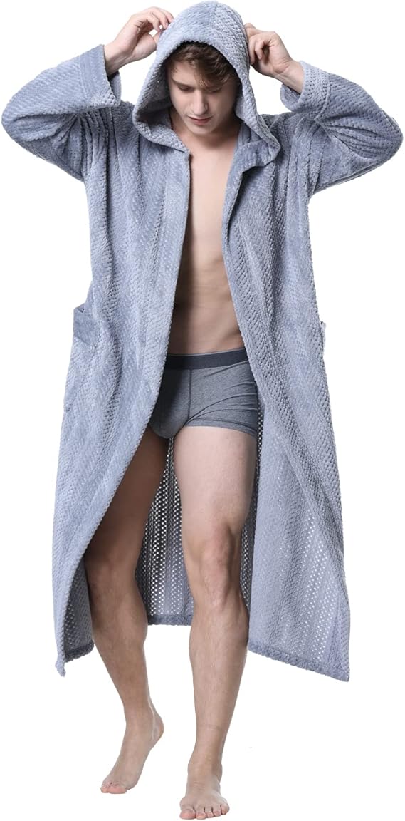 Luxury Men's Bathrobe with Hood - Lars