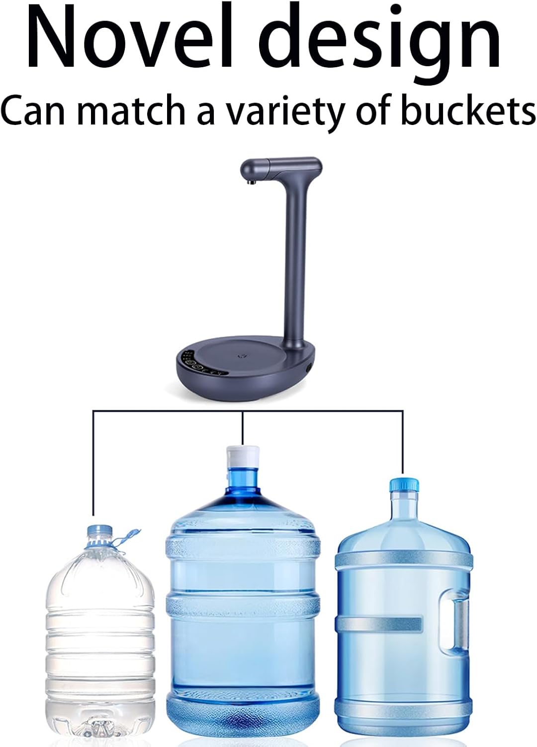 Elektrisk bordvannautomat 5-gallons pumpe – Aqualis