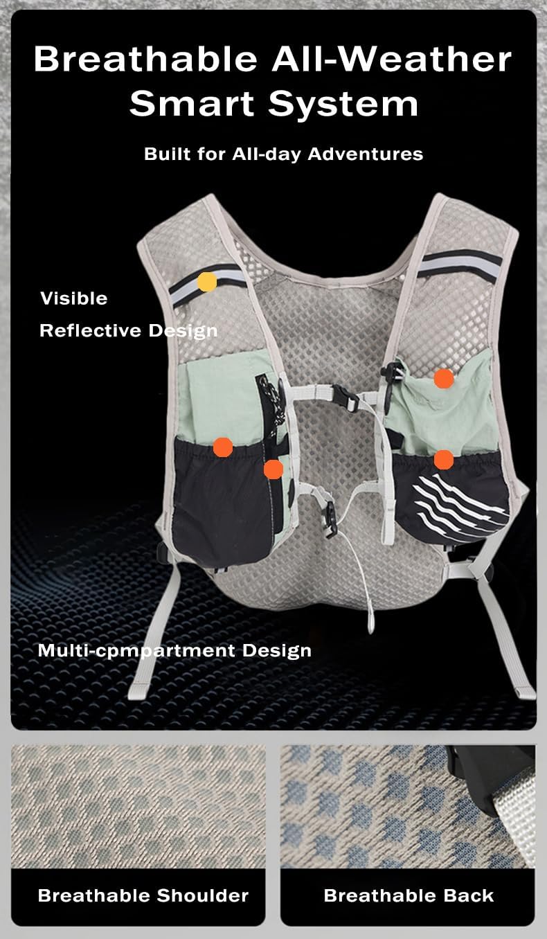 Ultralight Hydration Running Vest with 2L Water Bladder – Dravien