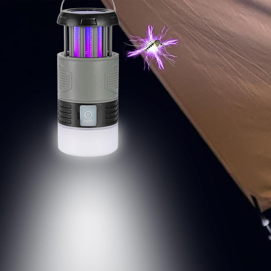 Solcelledrevet fluefelle med UV-lampe – Zynora