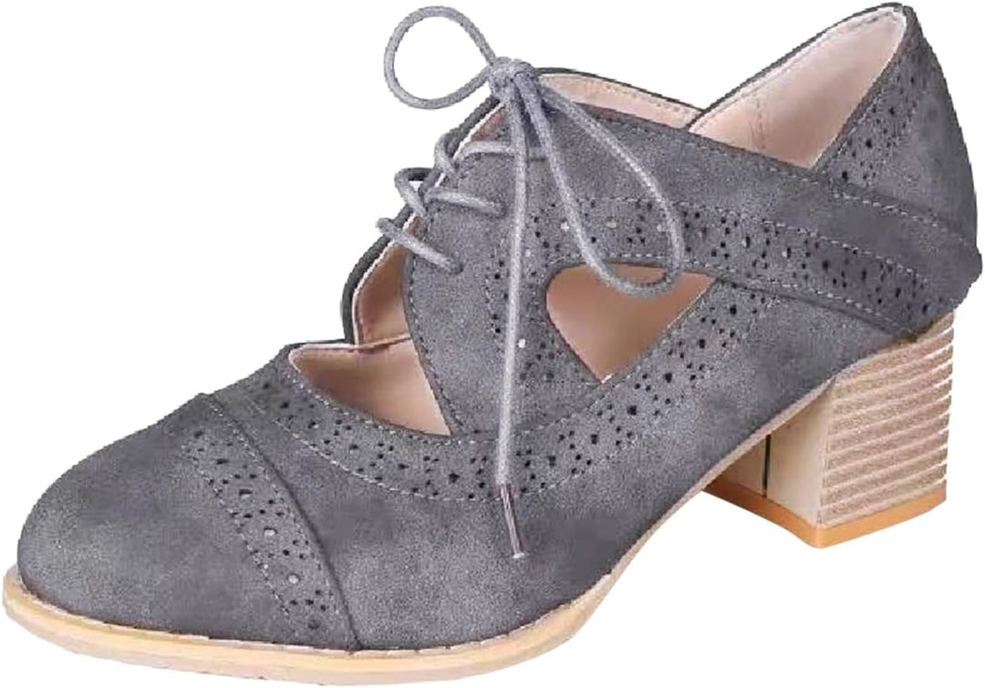 Suede-Look Dirndl Lace-Up Pumps – Katharina Oktoberfest 2026
