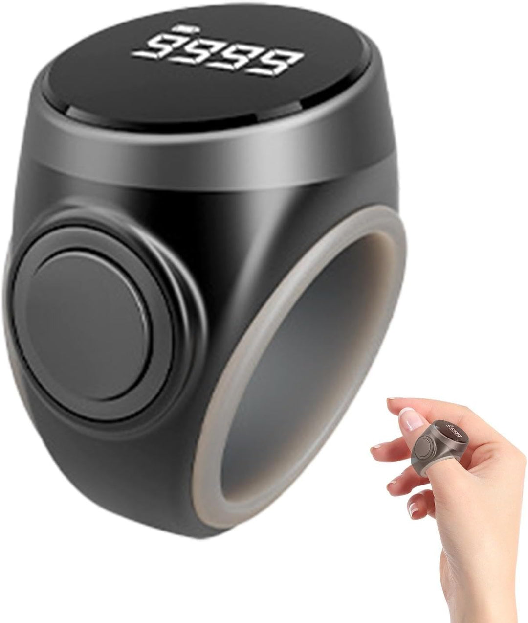 Anillo contador digital recargable de 4 dígitos para dedos (1+1 GRATIS) – Calmero