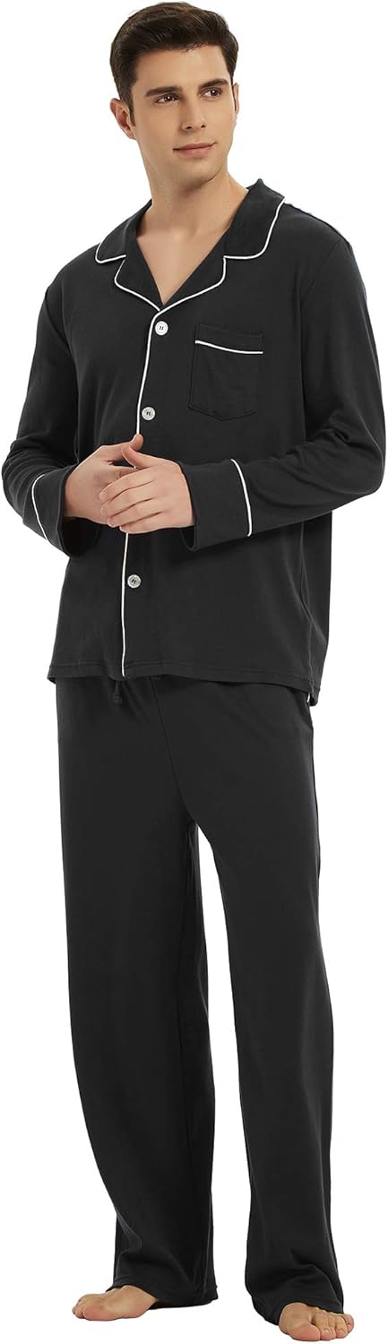 Comfortable Cotton Men's Pajamas - Leo