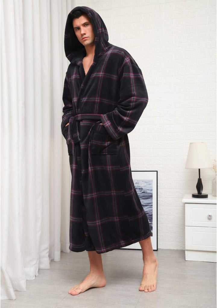 Luxury Men's Bathrobe with Hood - Lars