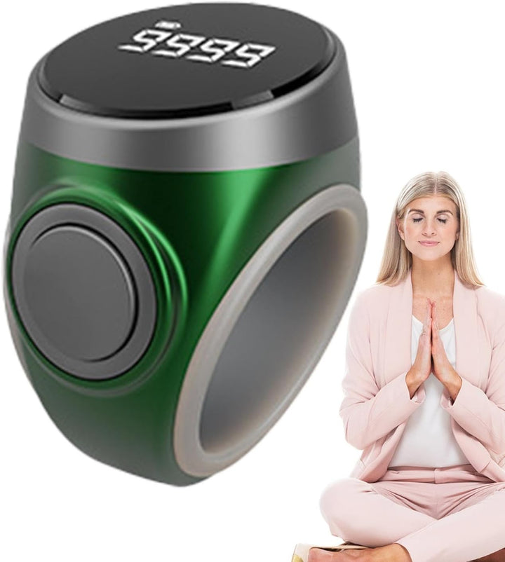 Anillo contador digital recargable de 4 dígitos para dedos (1+1 GRATIS) – Calmero