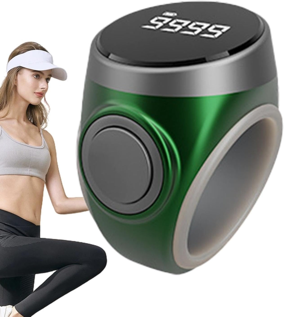 Anillo contador digital recargable de 4 dígitos para dedos (1+1 GRATIS) – Calmero