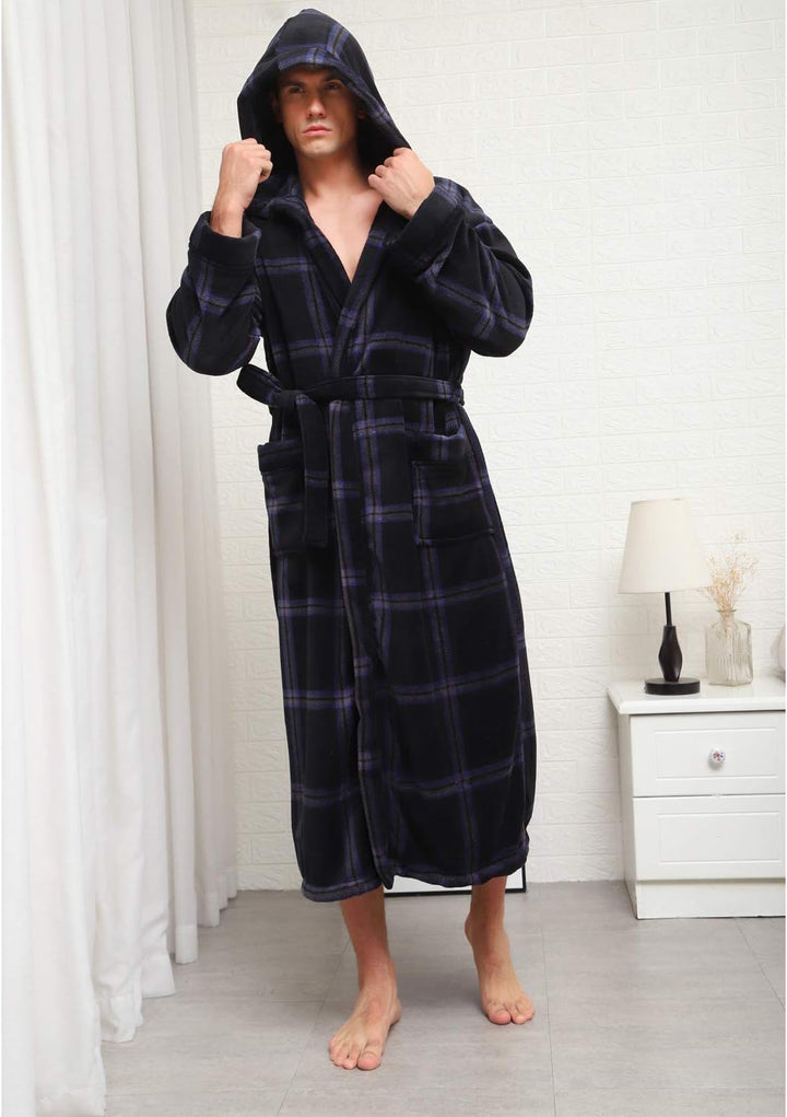 Luxury Men's Bathrobe with Hood - Lars