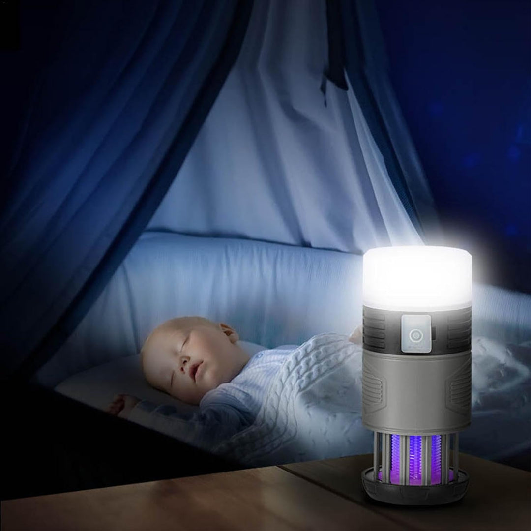Solcelledrevet fluefelle med UV-lampe – Zynora