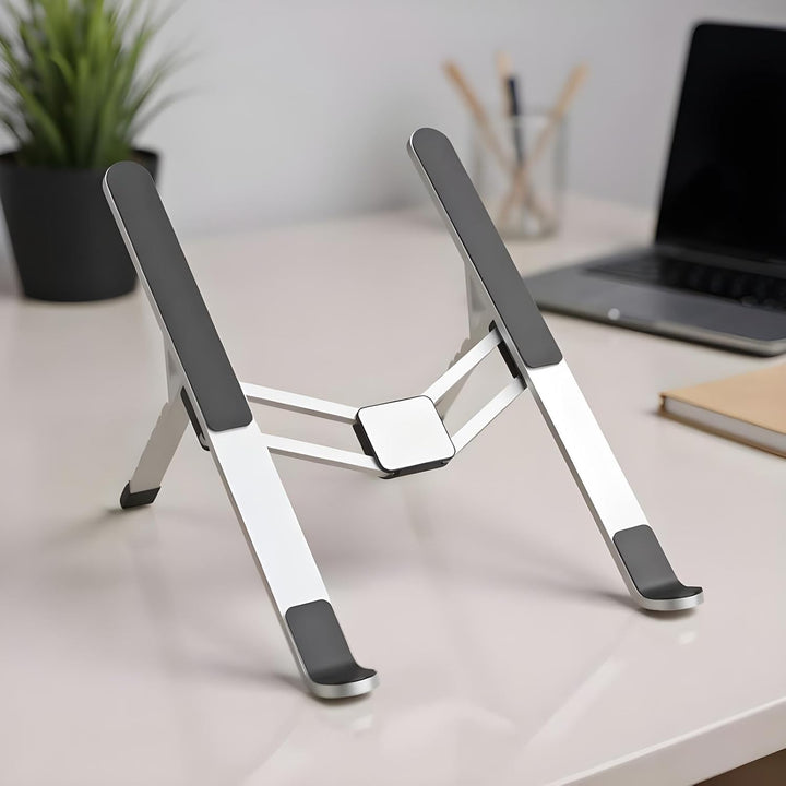 Justerbar bærbar computerstander – foldbar køleholder til bærbare computere til kontor og rejser – Orvane