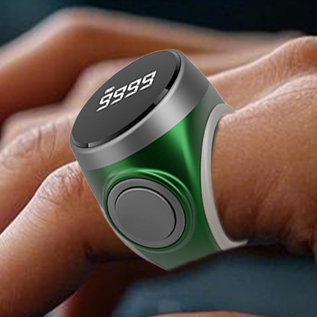 Anillo contador digital recargable de 4 dígitos para dedos (1+1 GRATIS) – Calmero