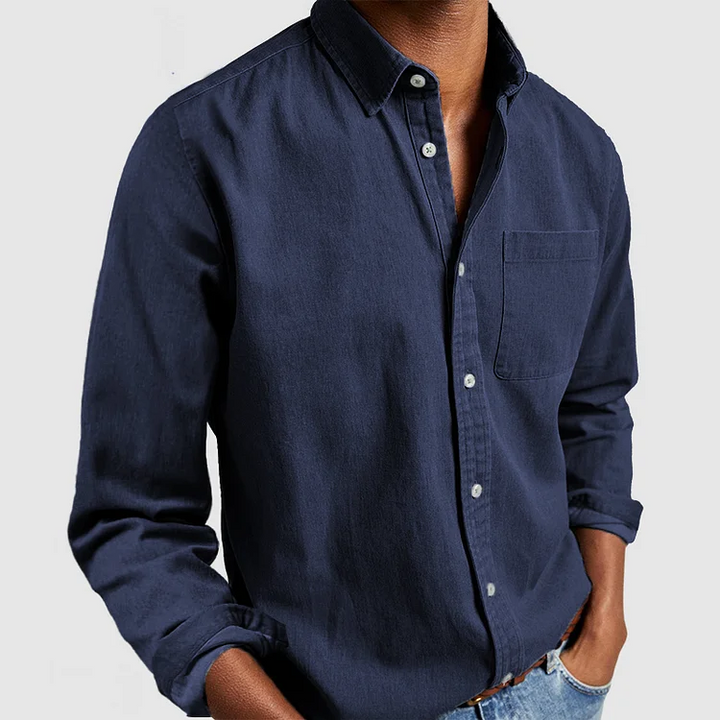 Loose men's casual shirt with modern cut – Henrik
