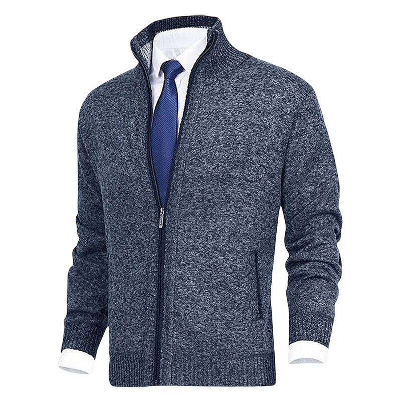 Knitted Vest with Zipper for Men - Theo