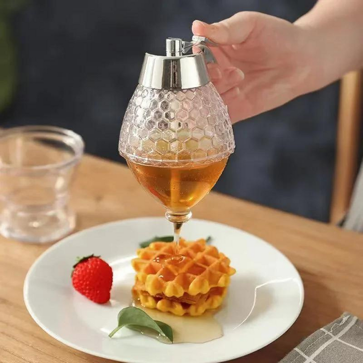 Stilig og praktisk honningdispenser – HoneySaver