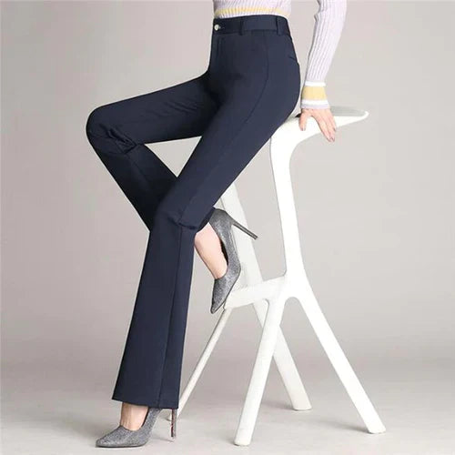 Slim-Fit High-Waist Pants – Mila