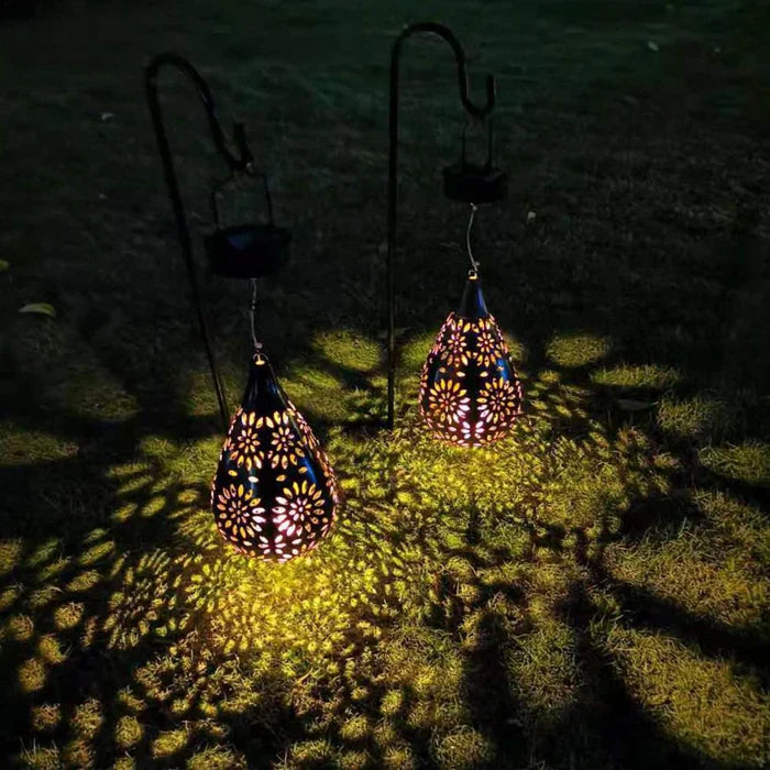 Solar-powered & Weather-resistant Garden Lamp – SolarLuxe