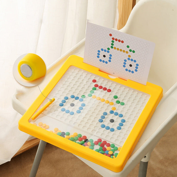 Magnetische Zeichenplatte mit Perlen - MagniDots