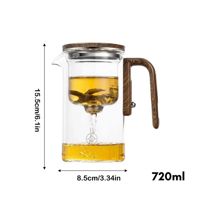 Stylish Transparent Teapot – ClearBrew