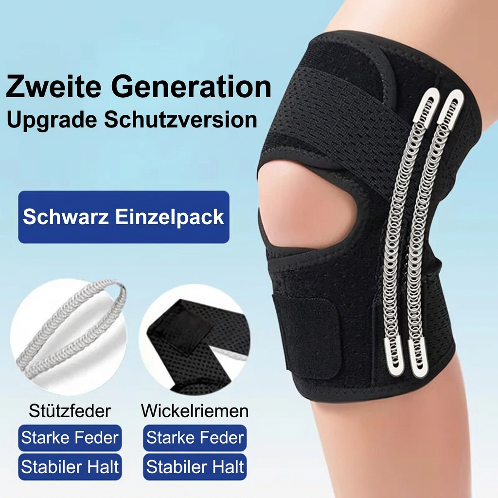 Knee brace with adjustable compression system